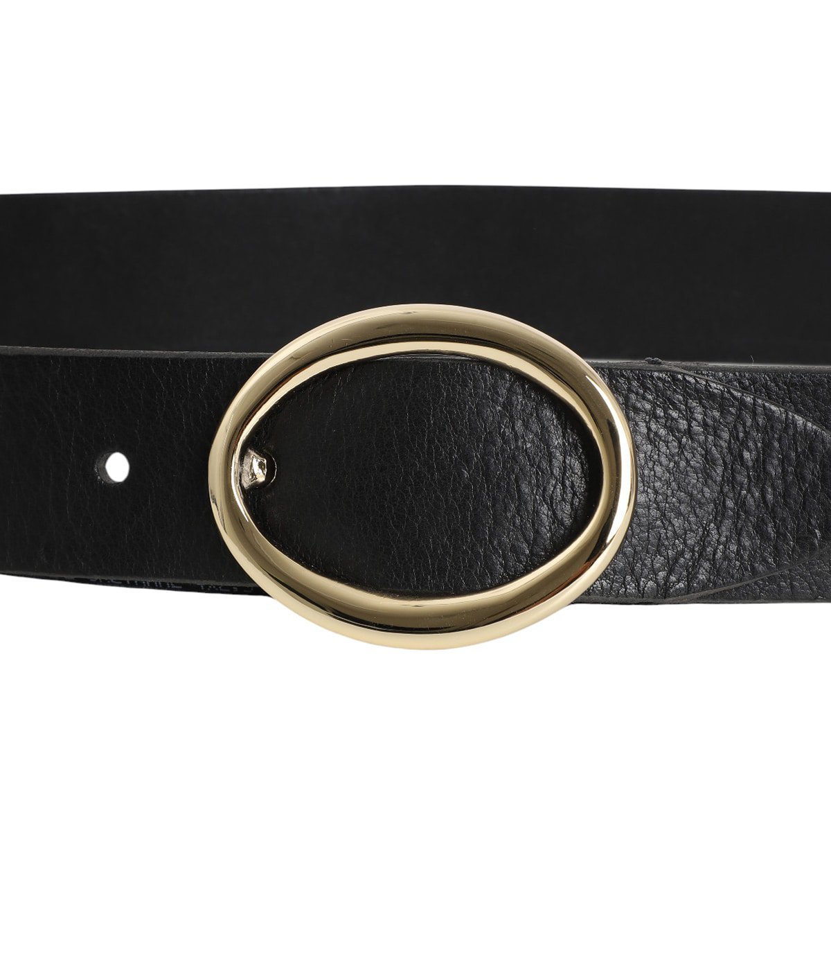レディース】OVAL BUCKLE LEATHER BELT | PHOTOCOPIEU(フォトコピュー