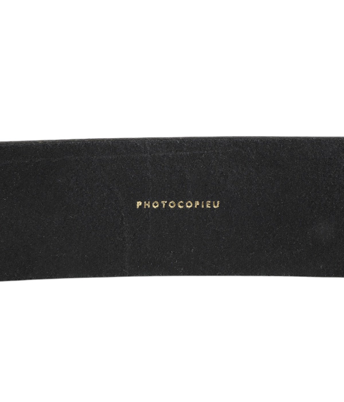 レディース】OVAL BUCKLE LEATHER BELT | PHOTOCOPIEU(フォトコピュー