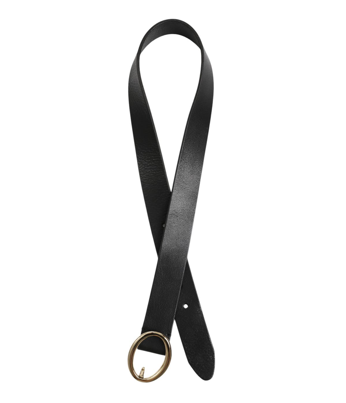 レディース】OVAL BUCKLE LEATHER BELT | PHOTOCOPIEU(フォトコピュー