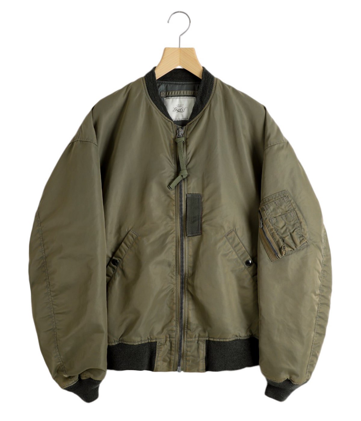 CLIMASHELD PADDING OVERSIZE MA-1 VINTAGE WASHED | GOLD(ゴールド) / アウター ダウン・中綿  ミリタリージャケット (メンズ)の通販 - ARKnets 公式通販