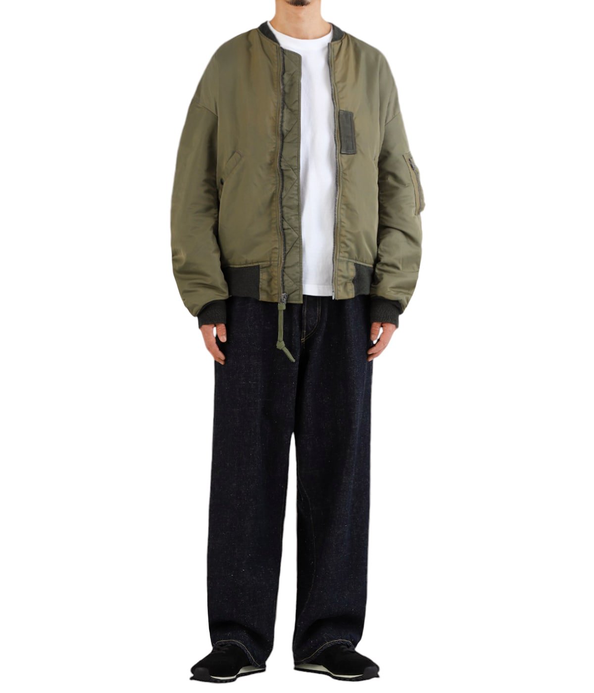 CLIMASHELD PADDING OVERSIZE MA-1 VINTAGE WASHED | GOLD(ゴールド) / アウター ダウン・中綿  ミリタリージャケット (メンズ)の通販 - ARKnets 公式通販