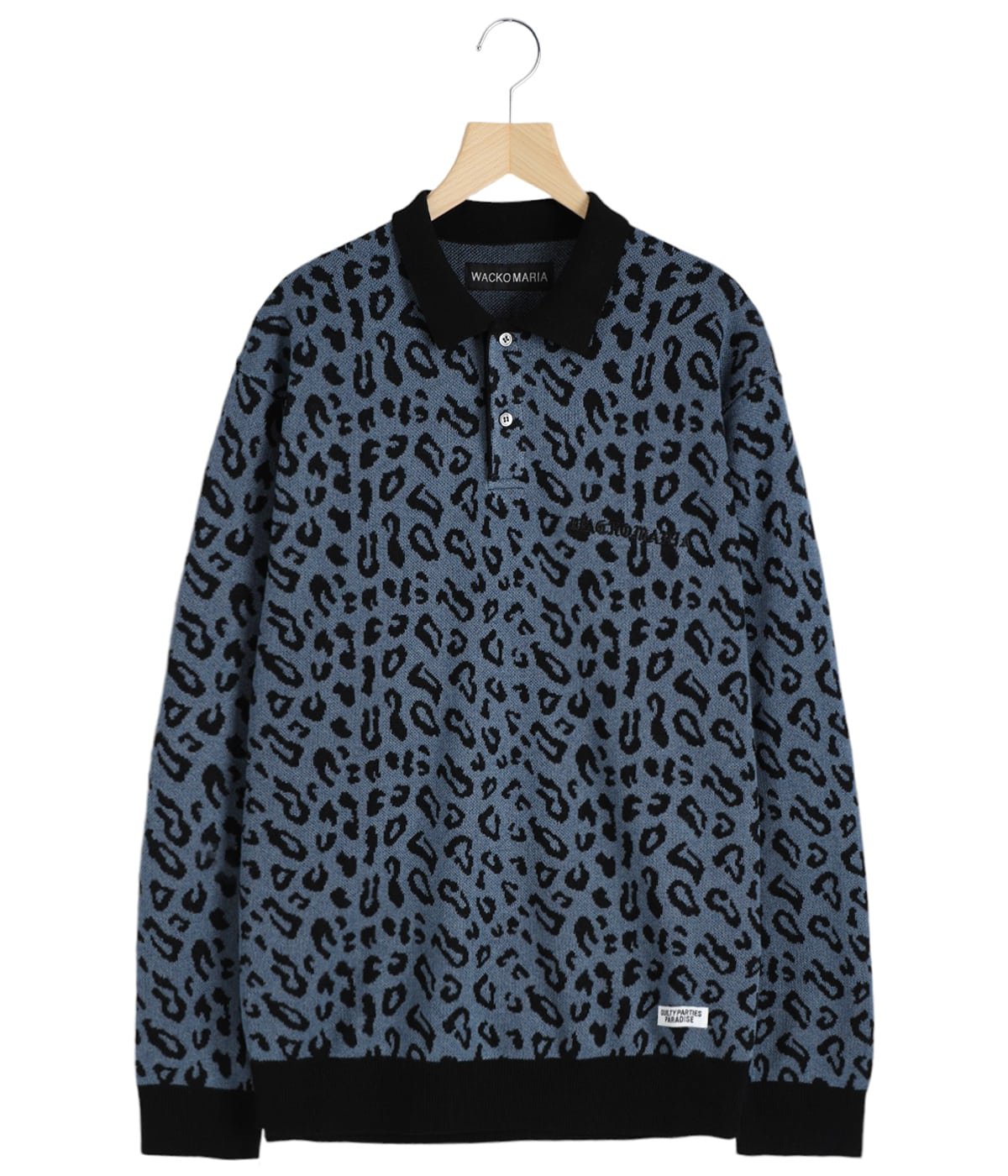 LEOPARD KNIT POLO SHIRT | WACKO MARIA(ワコマリア) / トップス ポロシャツ ニット・セーター (メンズ)の通販  - ARKnets 公式通販