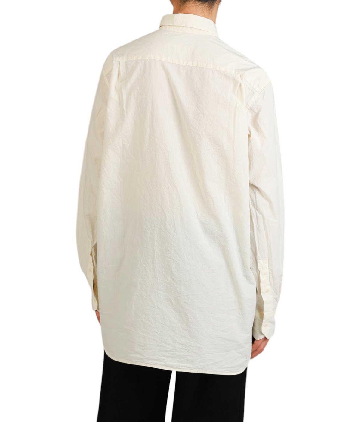 トップス CASEY CASEY big raccourcie shirt M IVORY CASEY/CASEY | BIG RACCOURCIE SHIRT – VISIONS