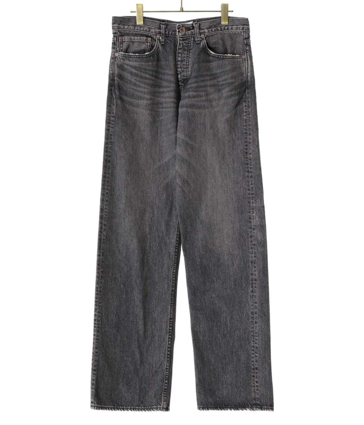 12,540円DAIRIKU Straight Denim Pants マッドブラック