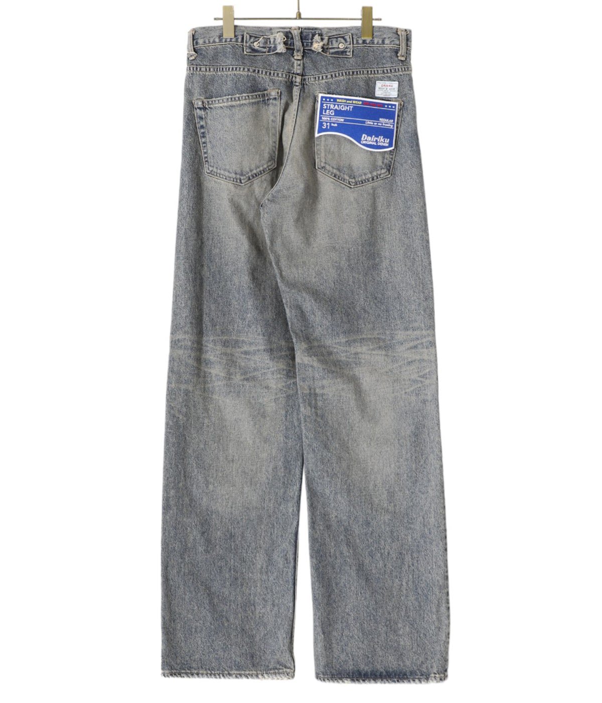 DAIRIKU 19ss STRAIGHT LEG DENIM 29inch | carvaobrasagaucha.com.br