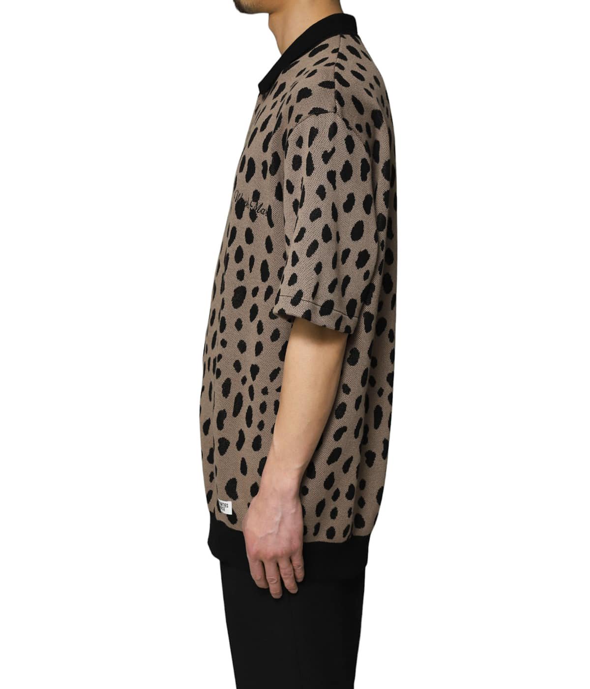 LEOPARD KNIT POLO SHIRT | WACKO MARIA(ワコマリア) / トップス 