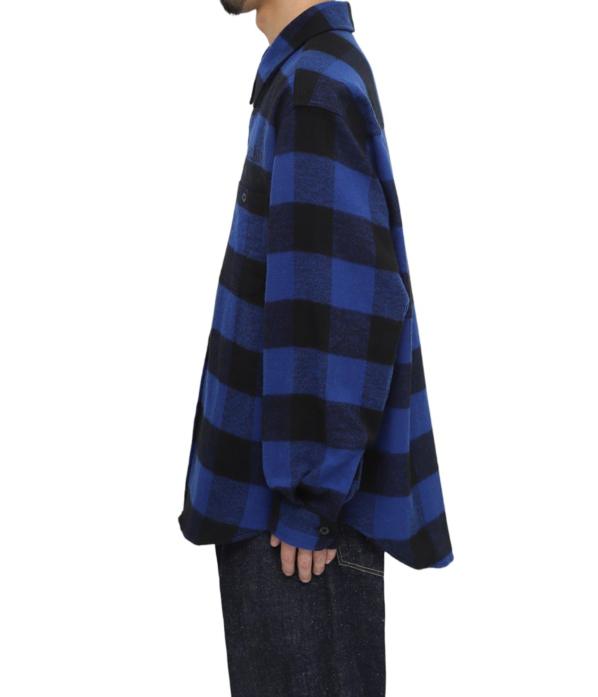 FLANNEL REGULAR COLLAR SHIRT ( TYPE-2 ) | WACKO MARIA(ワコマリア