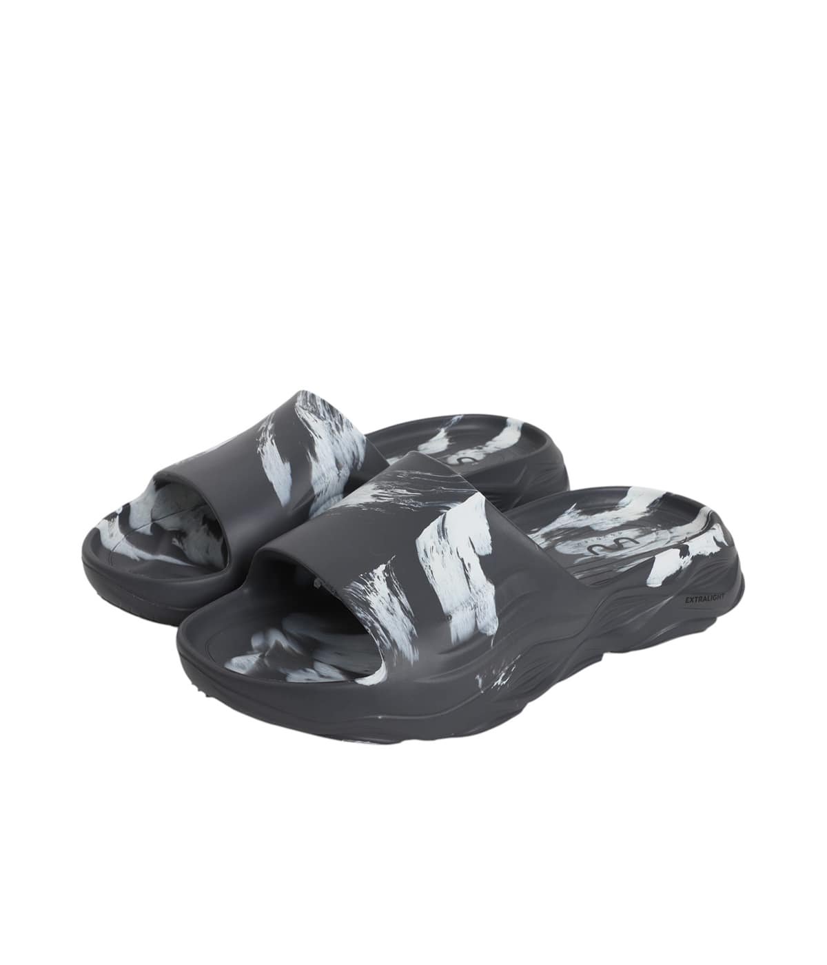 ULTRA SPORTY SLIDE MARBLE MEN - CARBONE+WHT - | doubleu(ダブリュー