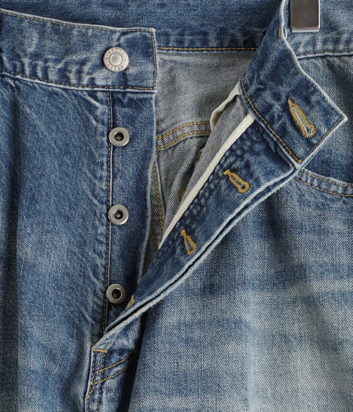 Light weight Denim E.Wide 5pocket USS | MINEDENIM(マインデニム