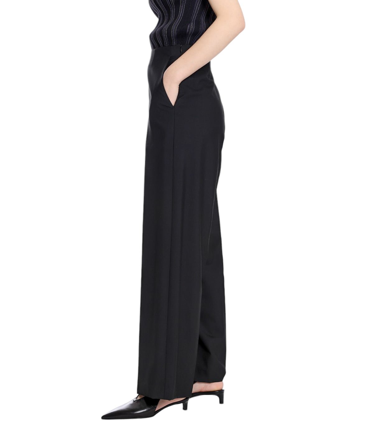 PHOTOCOPIEU ／ WIDE LEG TROUSERS ／ 36 レディース】SIDE-ZIP WIDE TROUSERS(ODETTE) | PHOTOCOPIEU