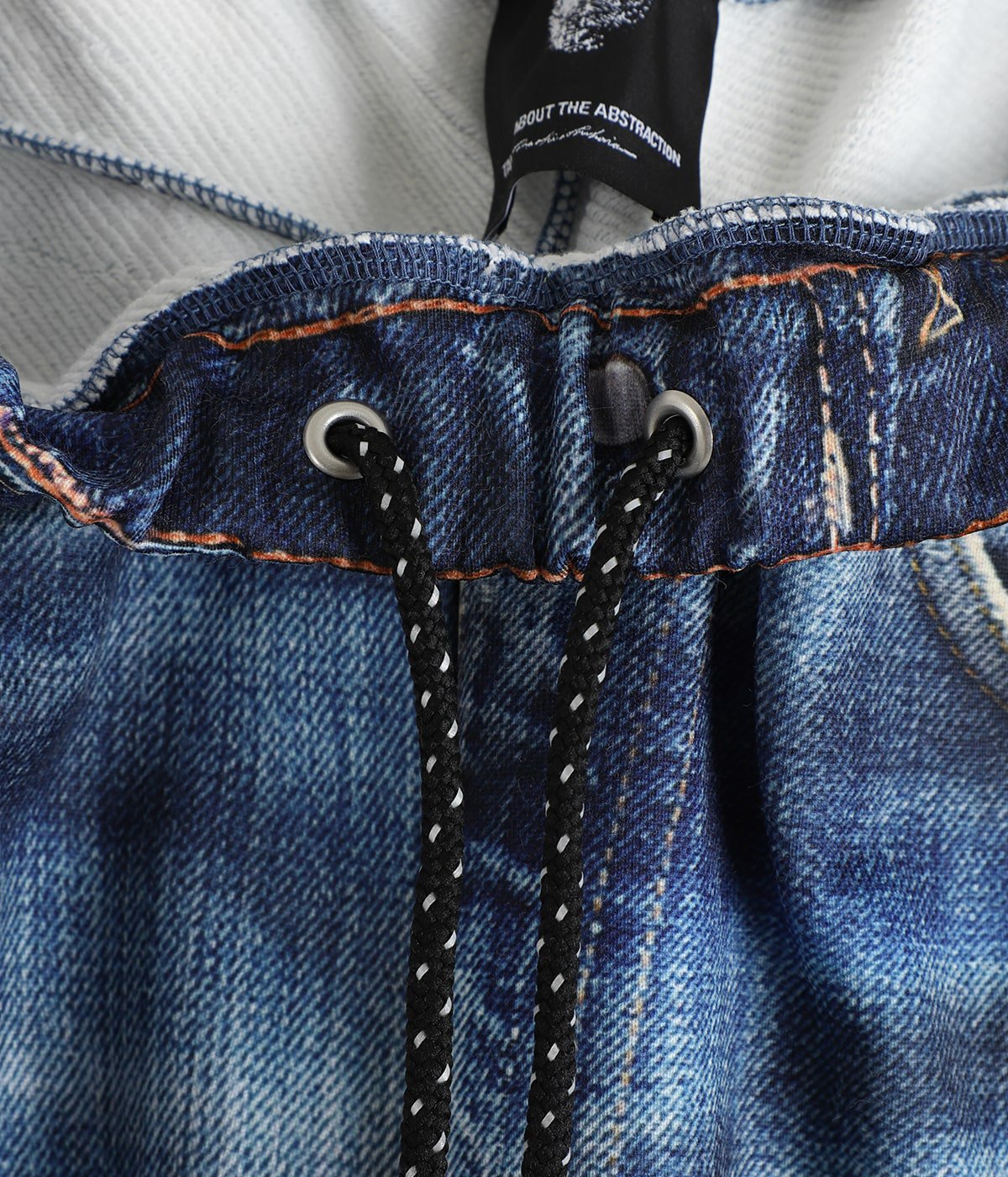 TALKING ABOUT THE ABSTRACTION 転写デニム パンツ DENIM PRINT WIDE PT | TALKING ABOUT THE ABSTRACTION