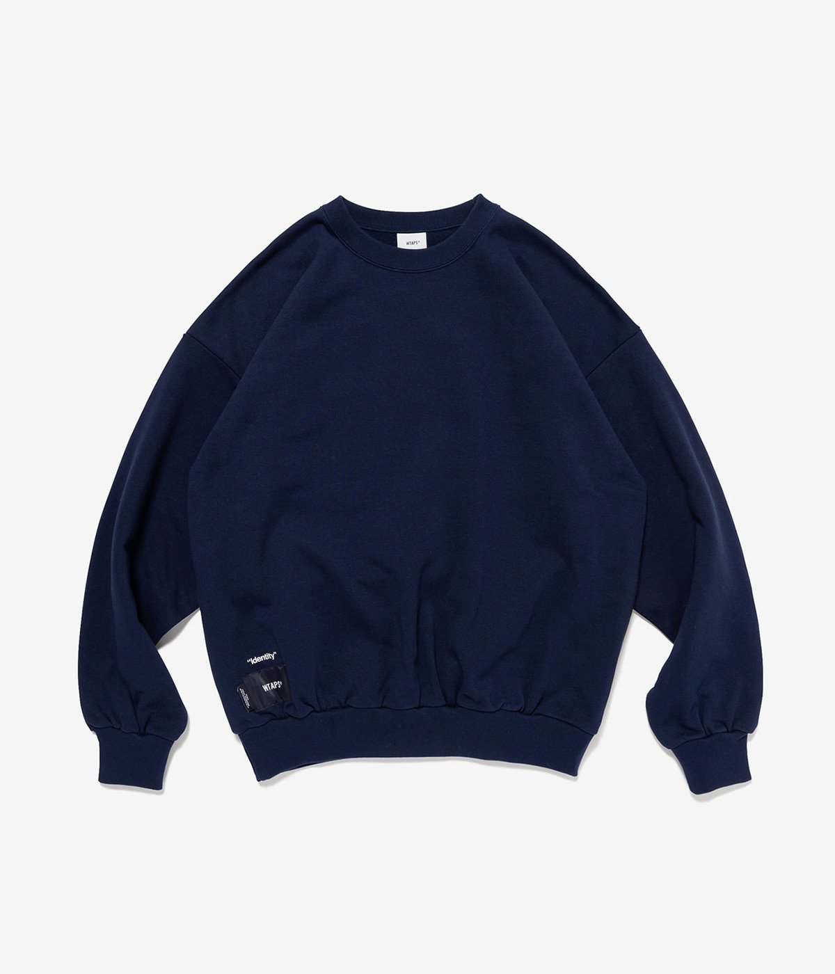 WTAPS ブラック スウェット　252ATDT-CSM01 IDENTITY / SWEATER / COTTON | WTAPS(ダブルタップス) / トップス