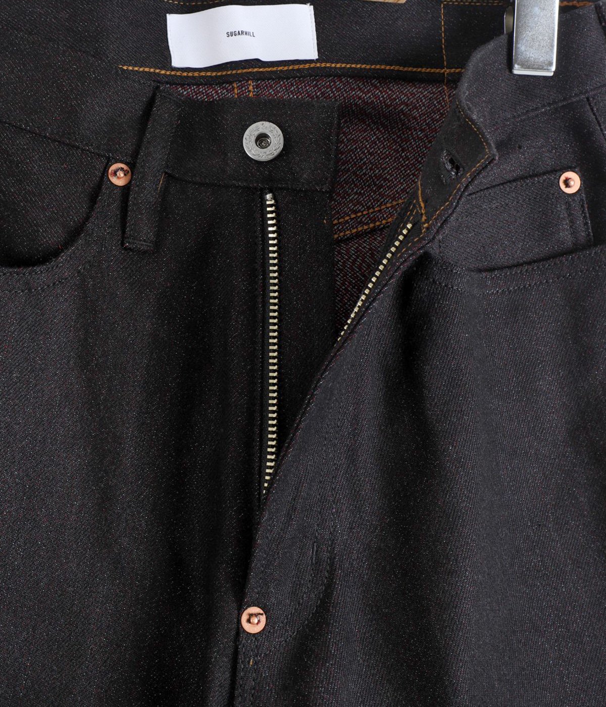 TWISTED HEATHER DENIM PANTS WIDE CUT | SUGARHILL(シュガーヒル