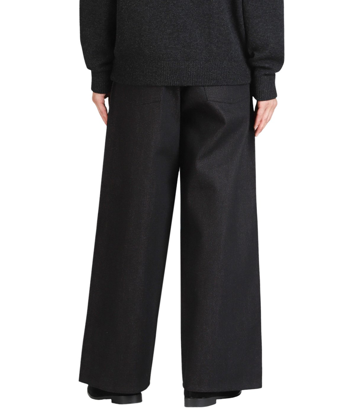 TWISTED HEATHER DENIM PANTS WIDE CUT | SUGARHILL(シュガーヒル