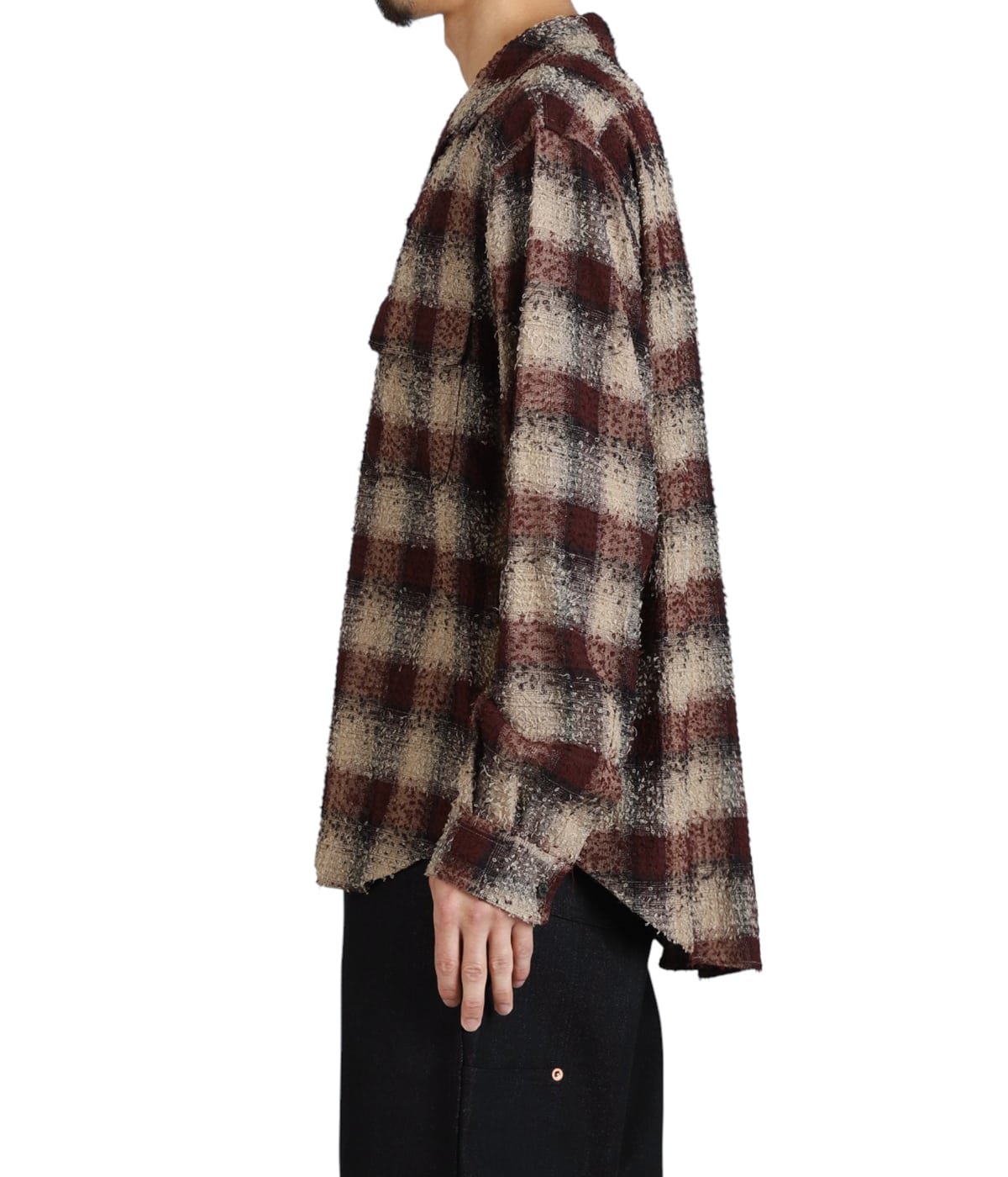 HAIRLY PLAID OPEN COLLOR SHIRTS | SUGARHILL(シュガーヒル