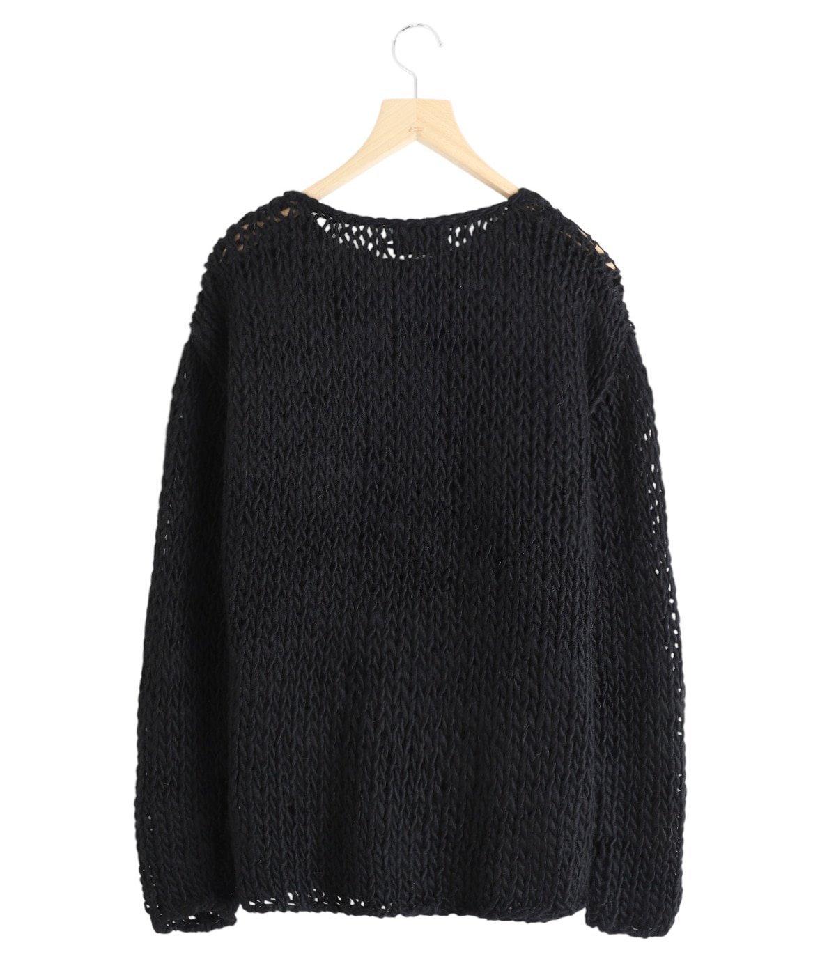 シュガーヒル LOW GAUGE KNIT SWEATER 黒 LOW GOUGE PULLOVER | SUGARHILL(シュガーヒル) / トップス ニット