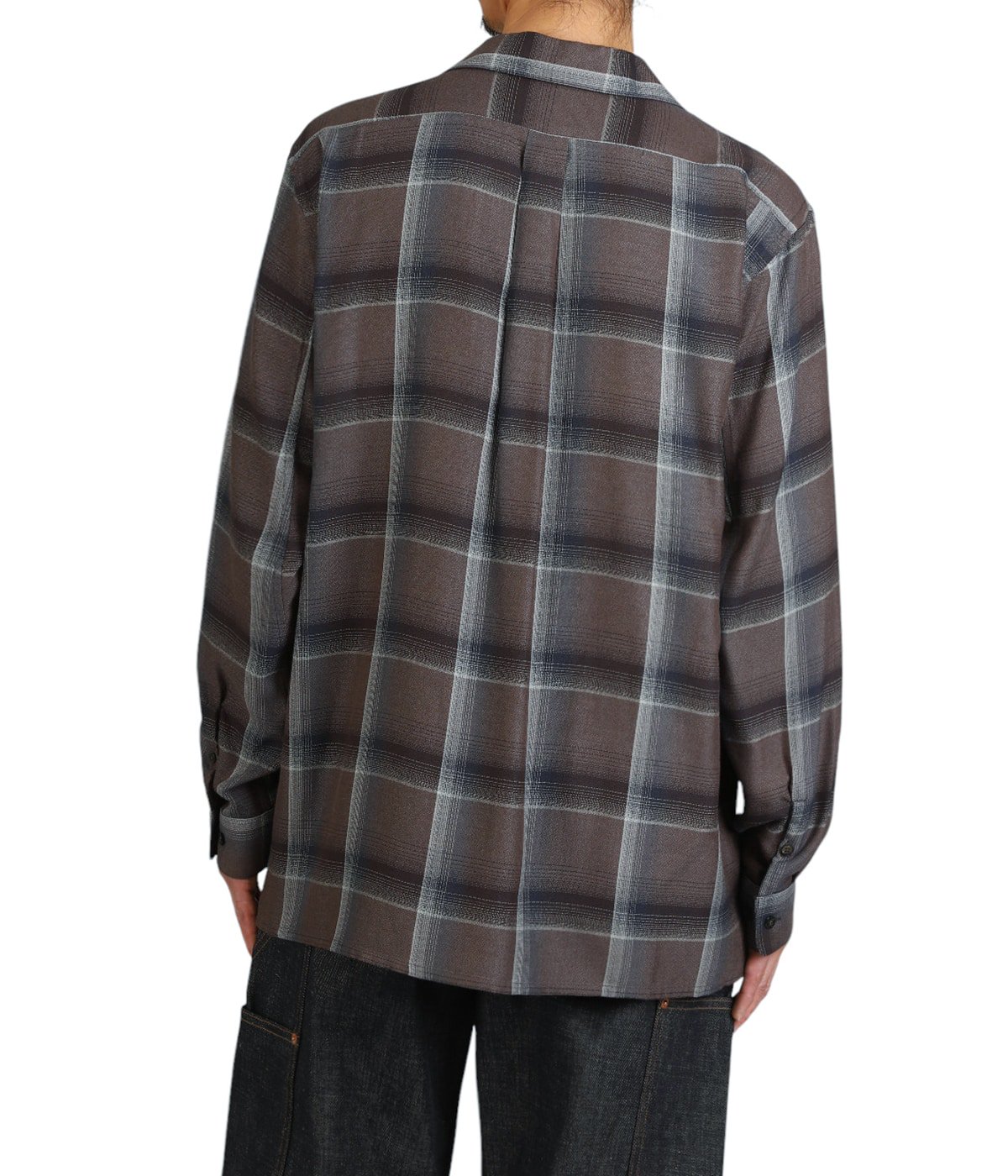 OMBRE PLAID OPEN COLLAR SHIRTS | SUGARHILL(シュガーヒル