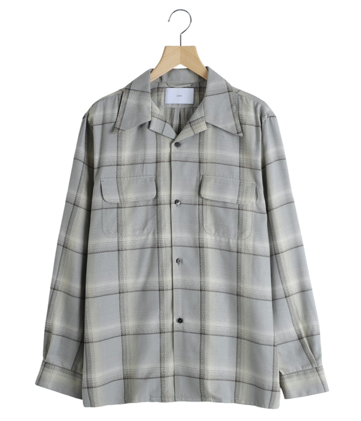 人気ブランド OMBRE PLAID OPEN COLLAR SHIRTS | SUGARHILL(シュガーヒル その他