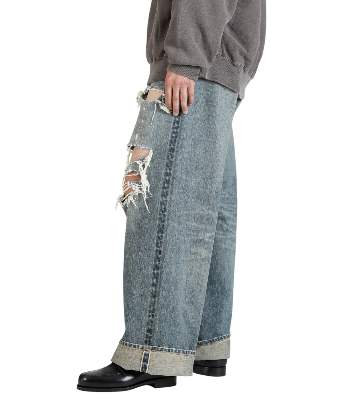 パンツ sugarhill Modern Denim size32 SUGARHILL(シュガーヒル)のDAMAGED MODERN DENIM PANTS WIDE CUT