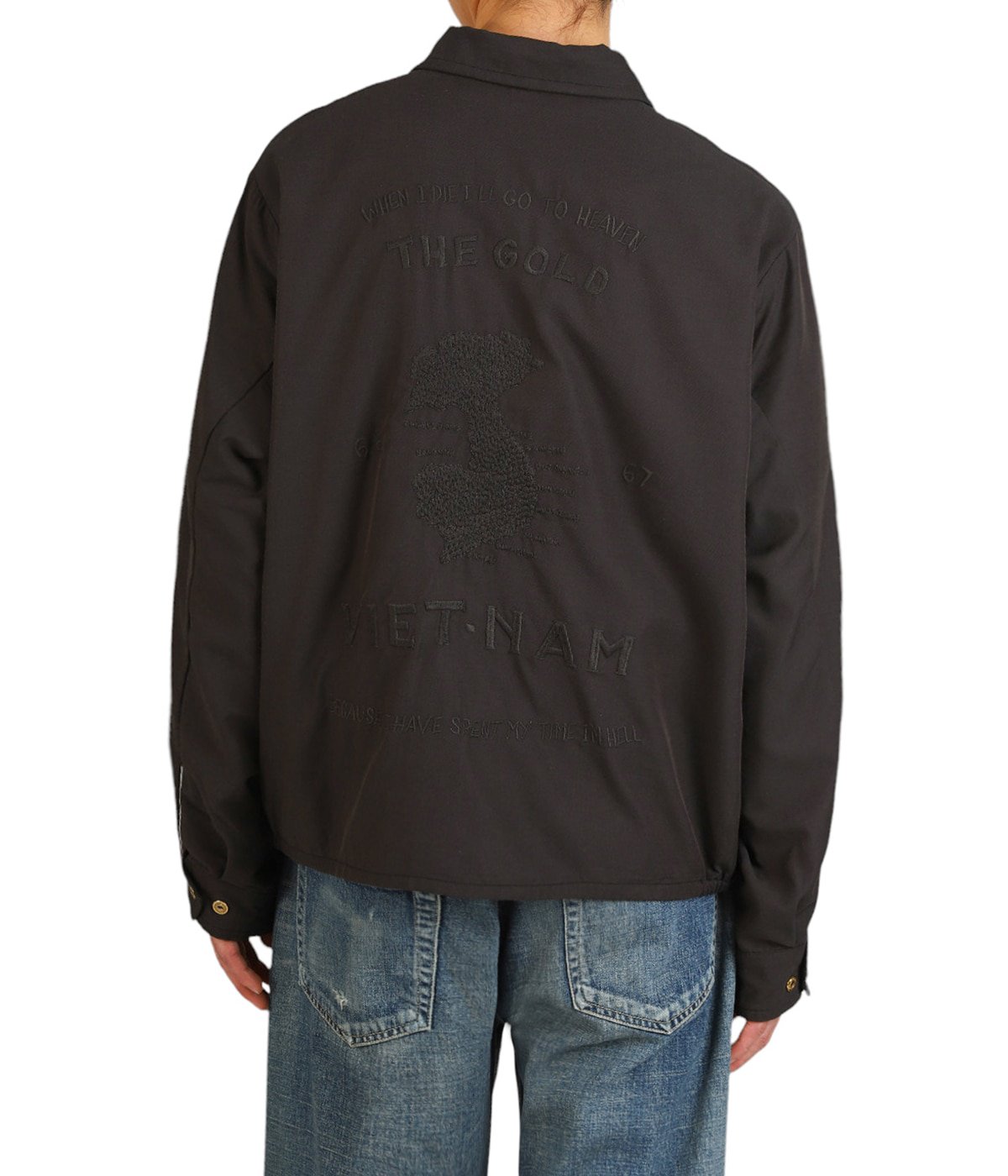 ONLY ARK】別注 VIETNAM JACKET AGED MODEL “福禄寿“ | GOLD