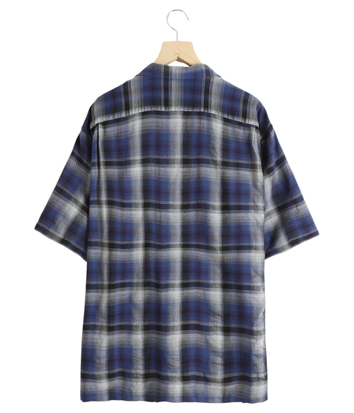 RAYON CHECK S/S OPEN SHIRT | GOLD(ゴールド) / トップス 半袖