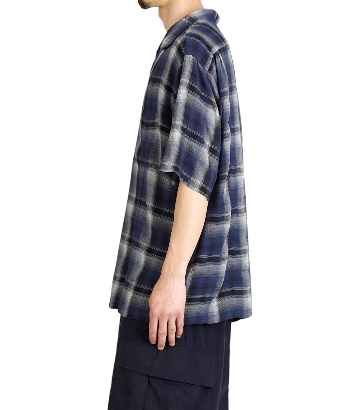 トップス Rayon Check Shirt RATS]COTTON RAYON CHECK SHIRT/BLUE – R&Co.