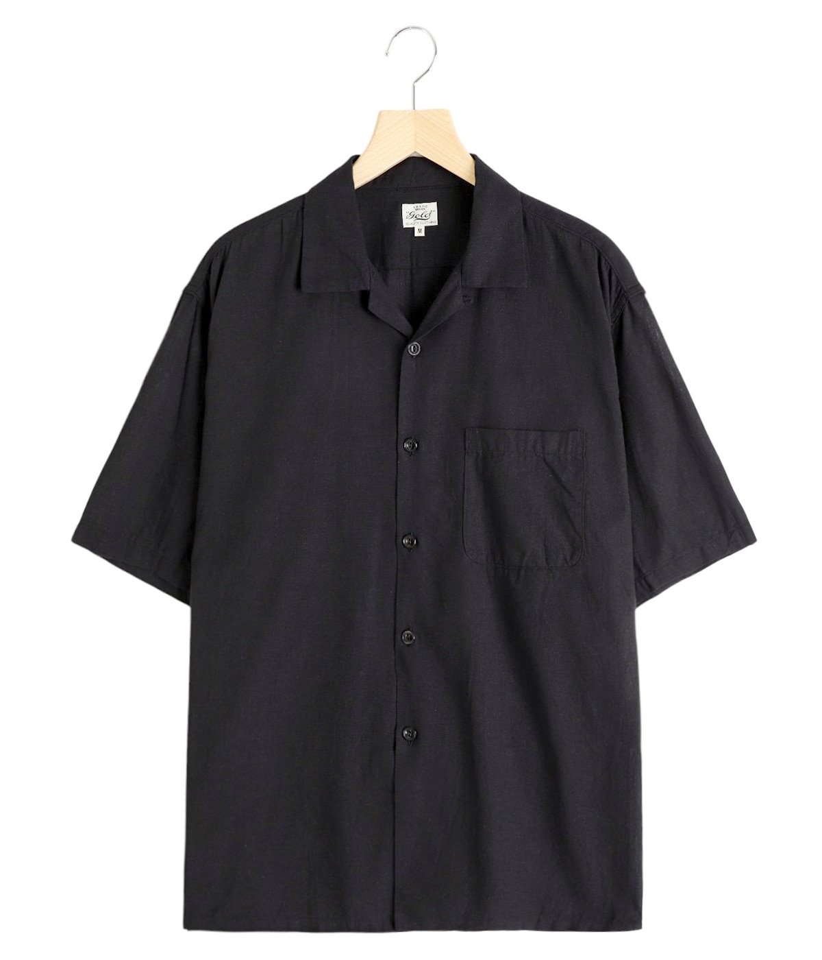 VAT DYE CHAMBRAY OPEN SHIRT | GOLD(ゴールド) / トップス 半袖