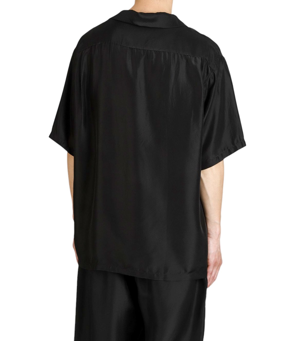 SILK FILAMENT SKIPPER SHIRT | GOLD(ゴールド) / トップス 半袖シャツ