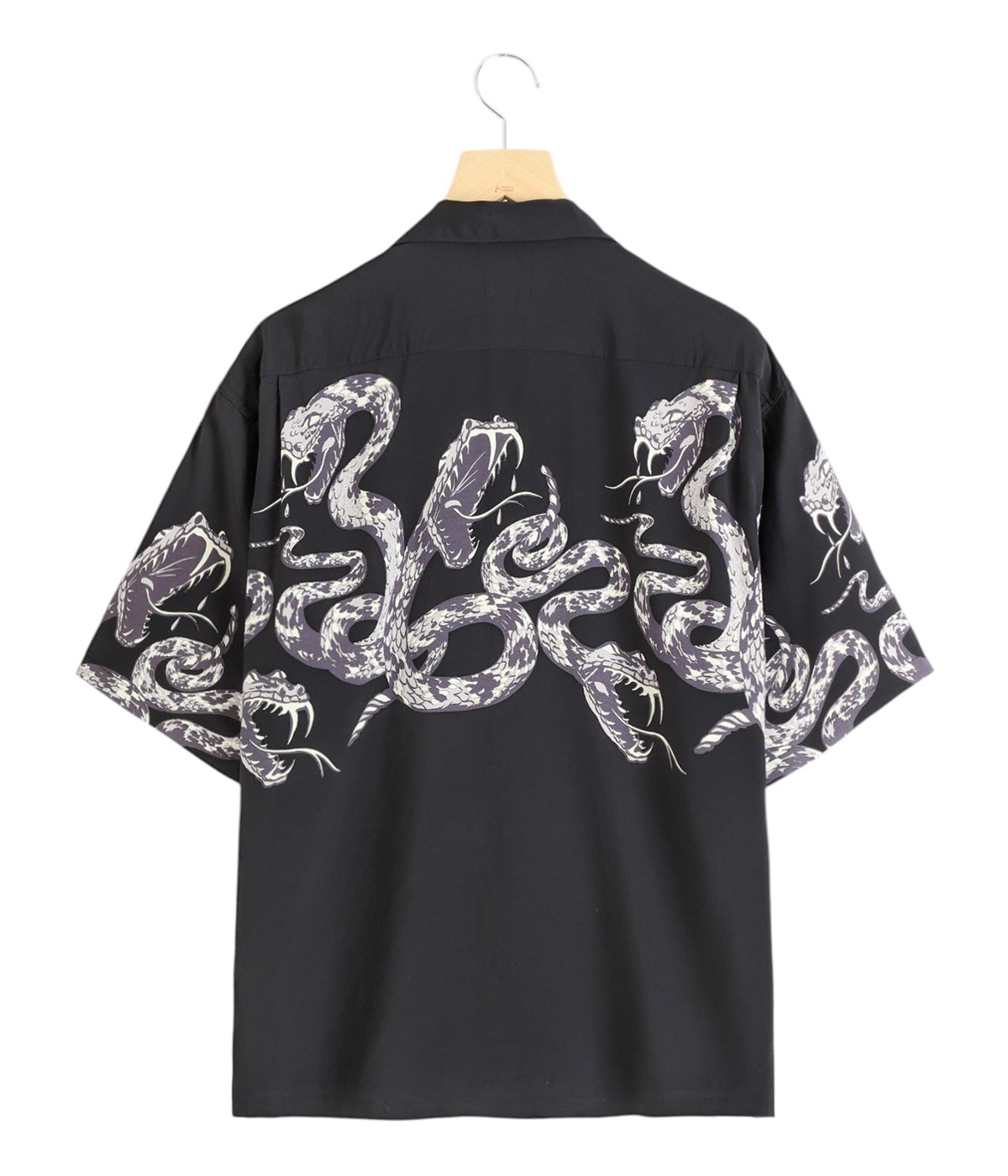 MONOTONE SNAKE S/S OPEN SHIRT | GOLD(ゴールド) / トップス