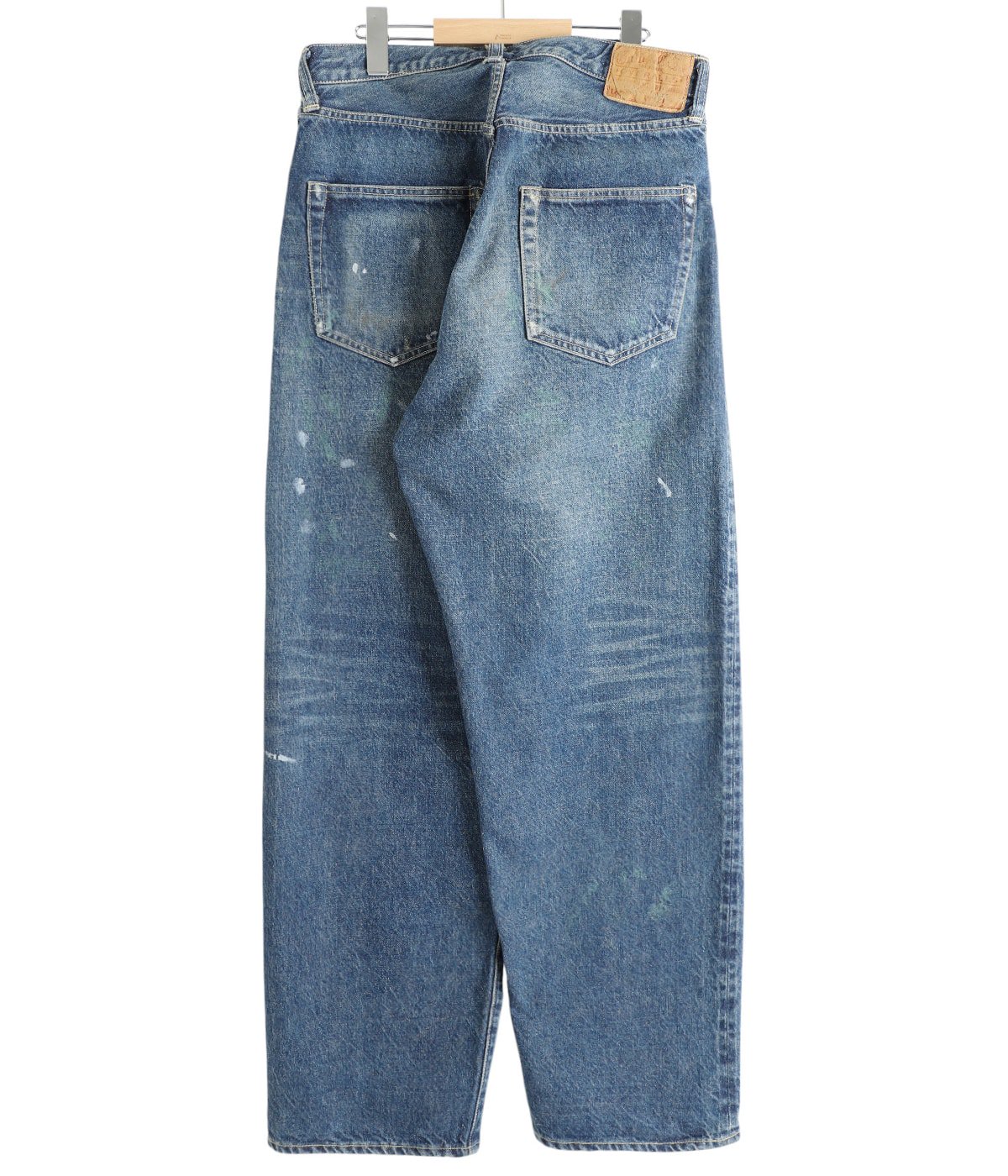 RECYCLED WASTE SUVIN COTTON YARN 14oz DENIM 5POCKET WIDE