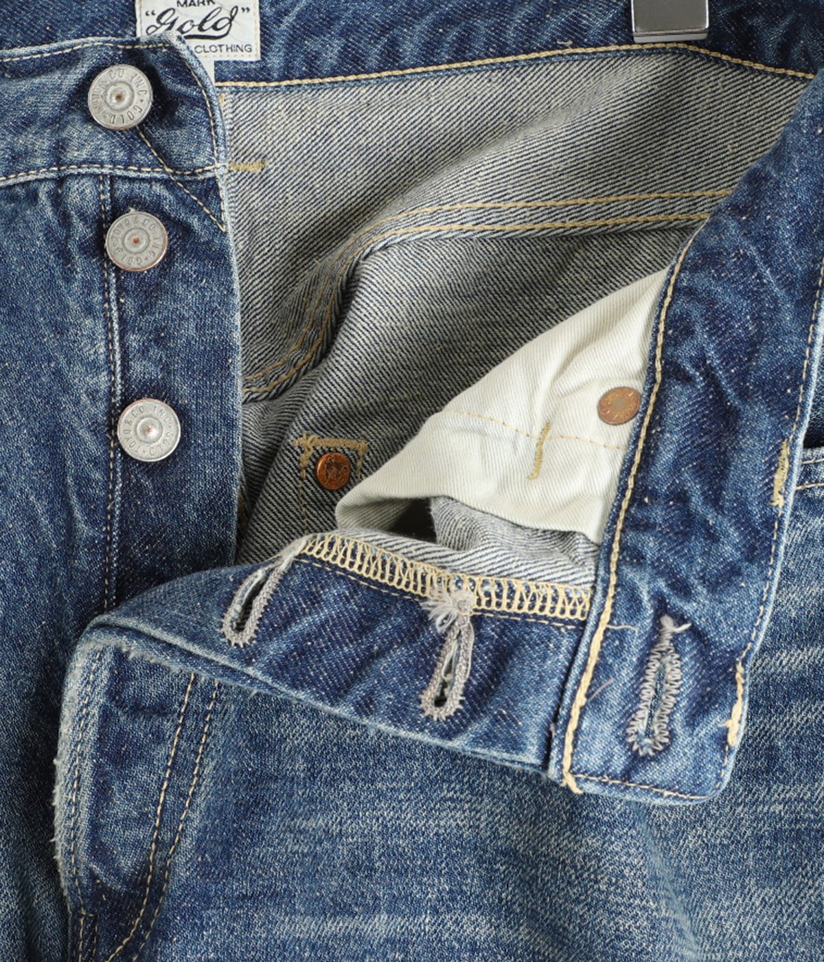 RECYCLED WASTE SUVIN COTTON YARN 14oz DENIM 5POCKET WIDE