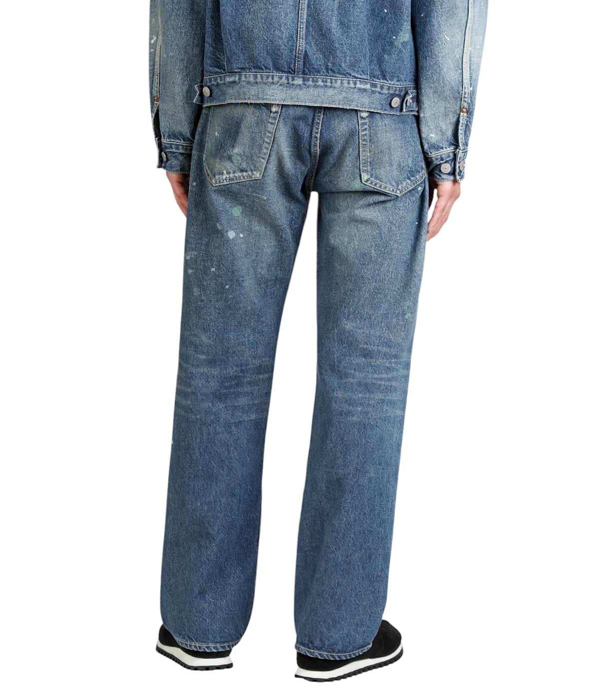 RECYCLED WASTE SUVIN COTTON YARN 14oz DENIM 5POCKET STRAIGHT