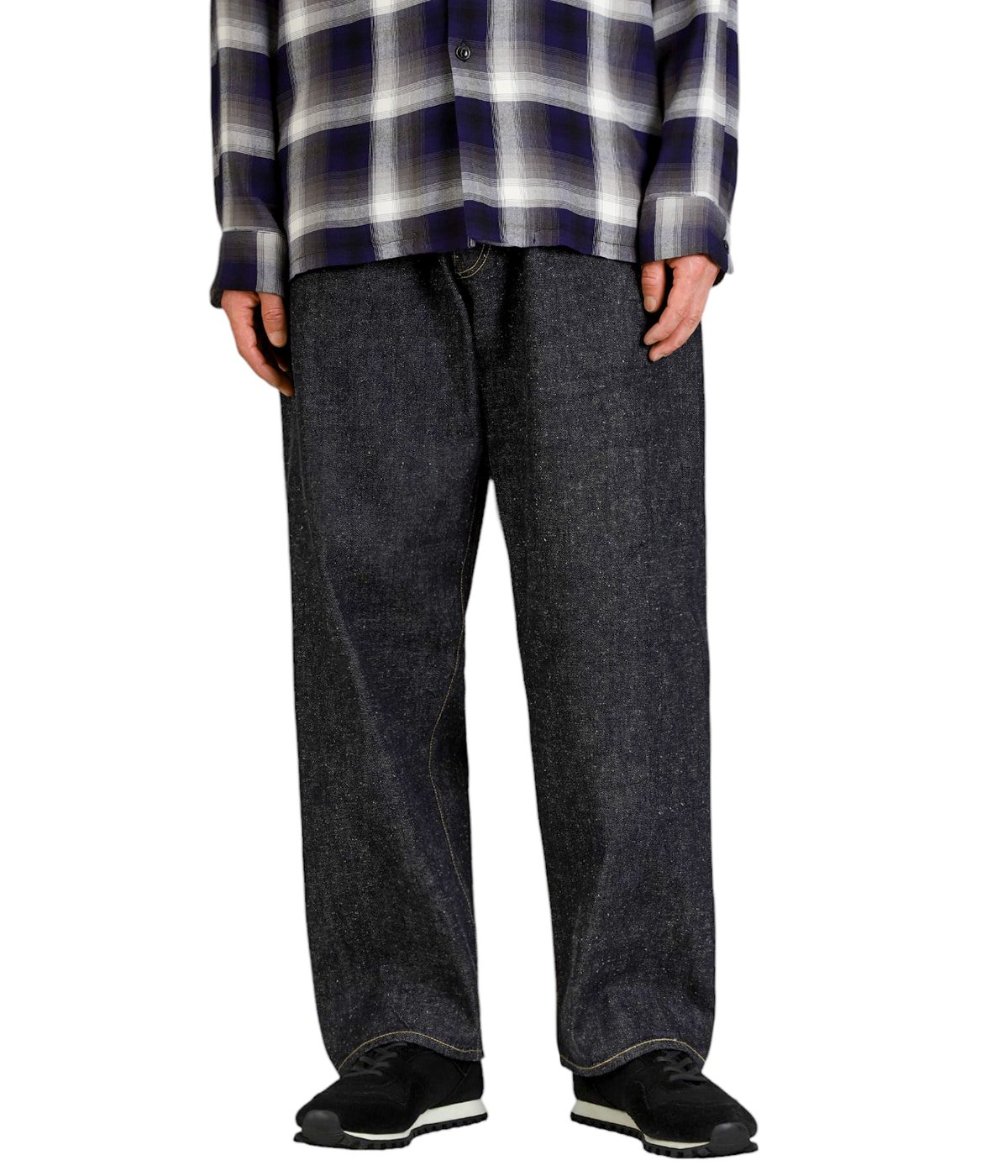 RECYCLED WASTE SUVIN COTTON YARN 11.5oz DENIM 5POCKET WIDE