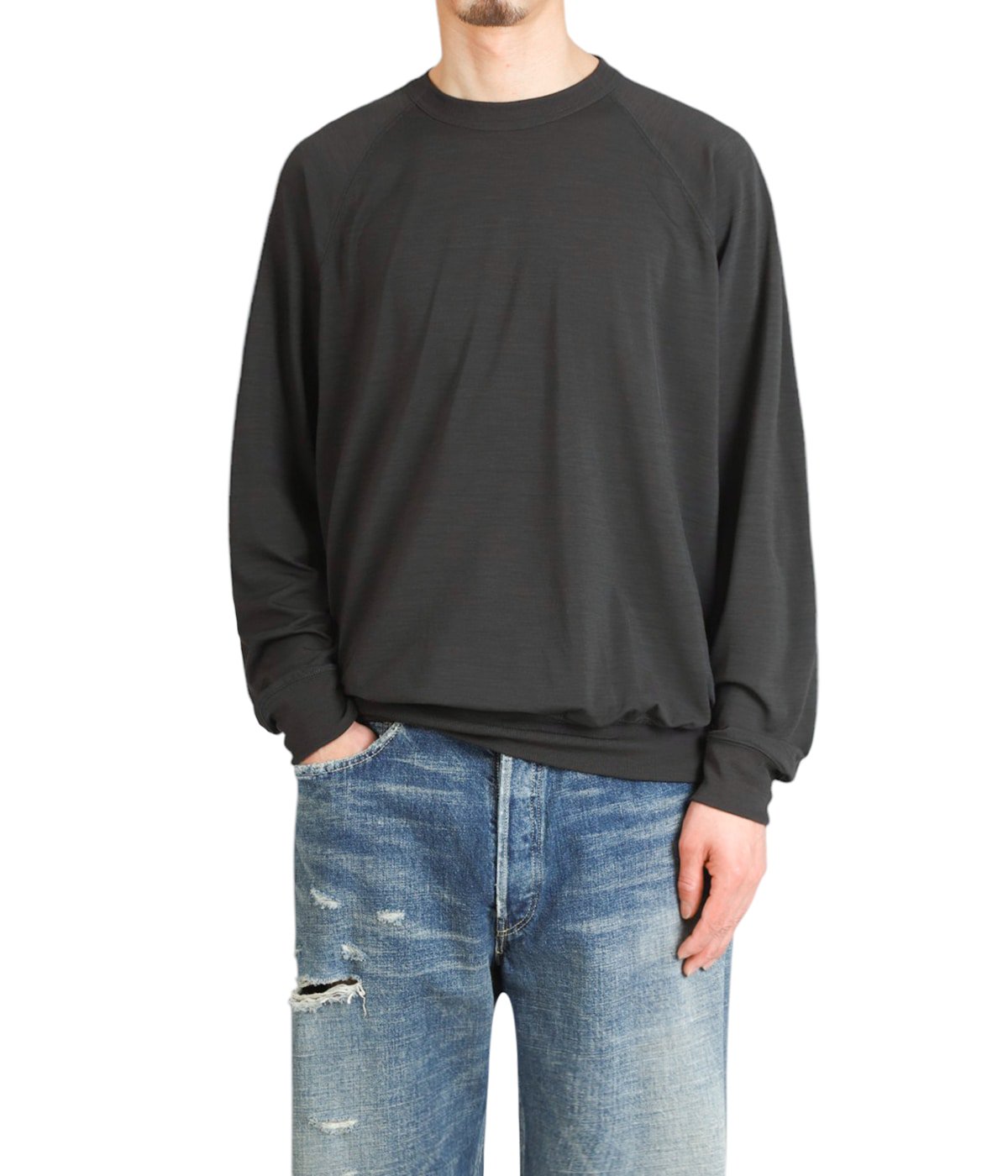 model(175cm / 60kg)B85 W75 H92 着用サイズ：M