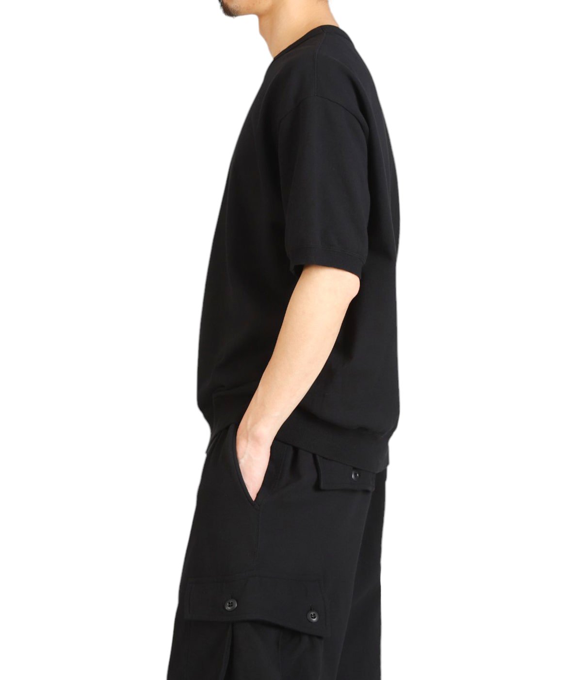 model(175cm / 60kg)B85 W75 H92 着用サイズ：M
