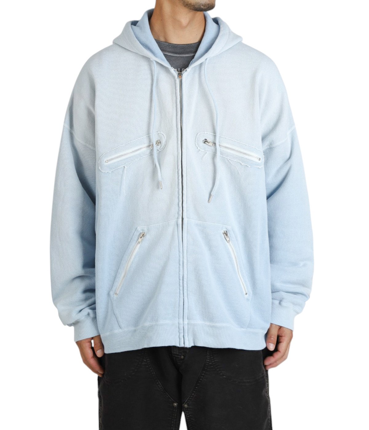 5-Zip Vintage Dyed Hoodie | DAIRIKU(ダイリク) / トップス パーカー