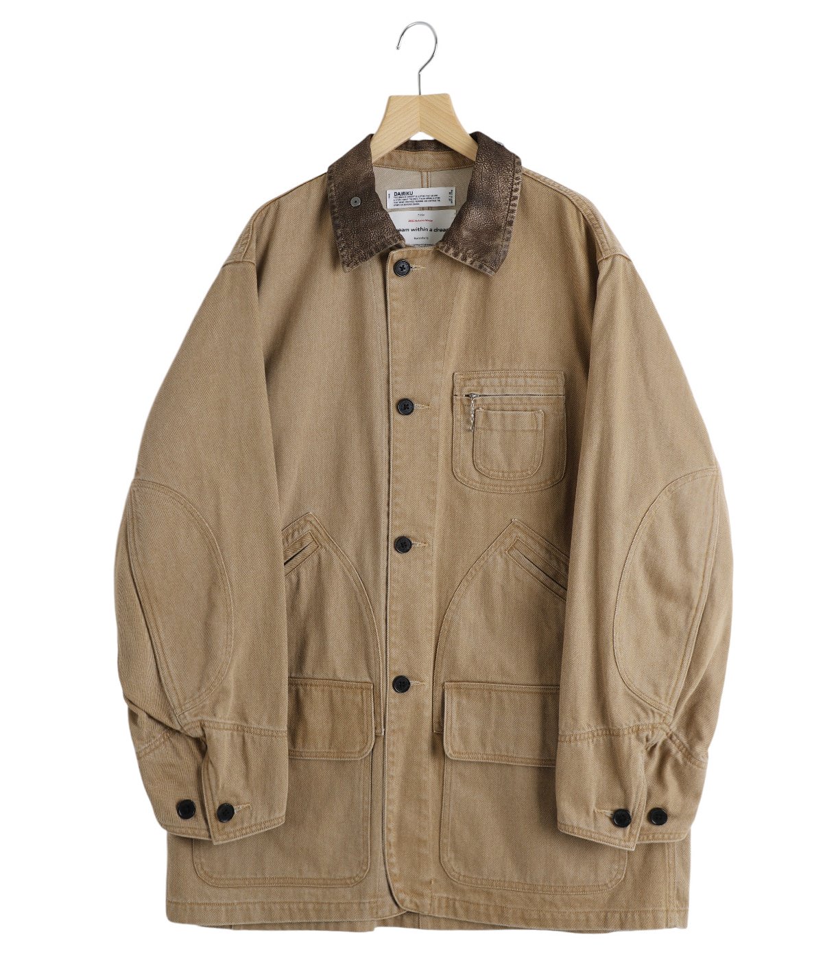 Cooper“ Vintage Washed Hunting Jacket | DAIRIKU(ダイリク