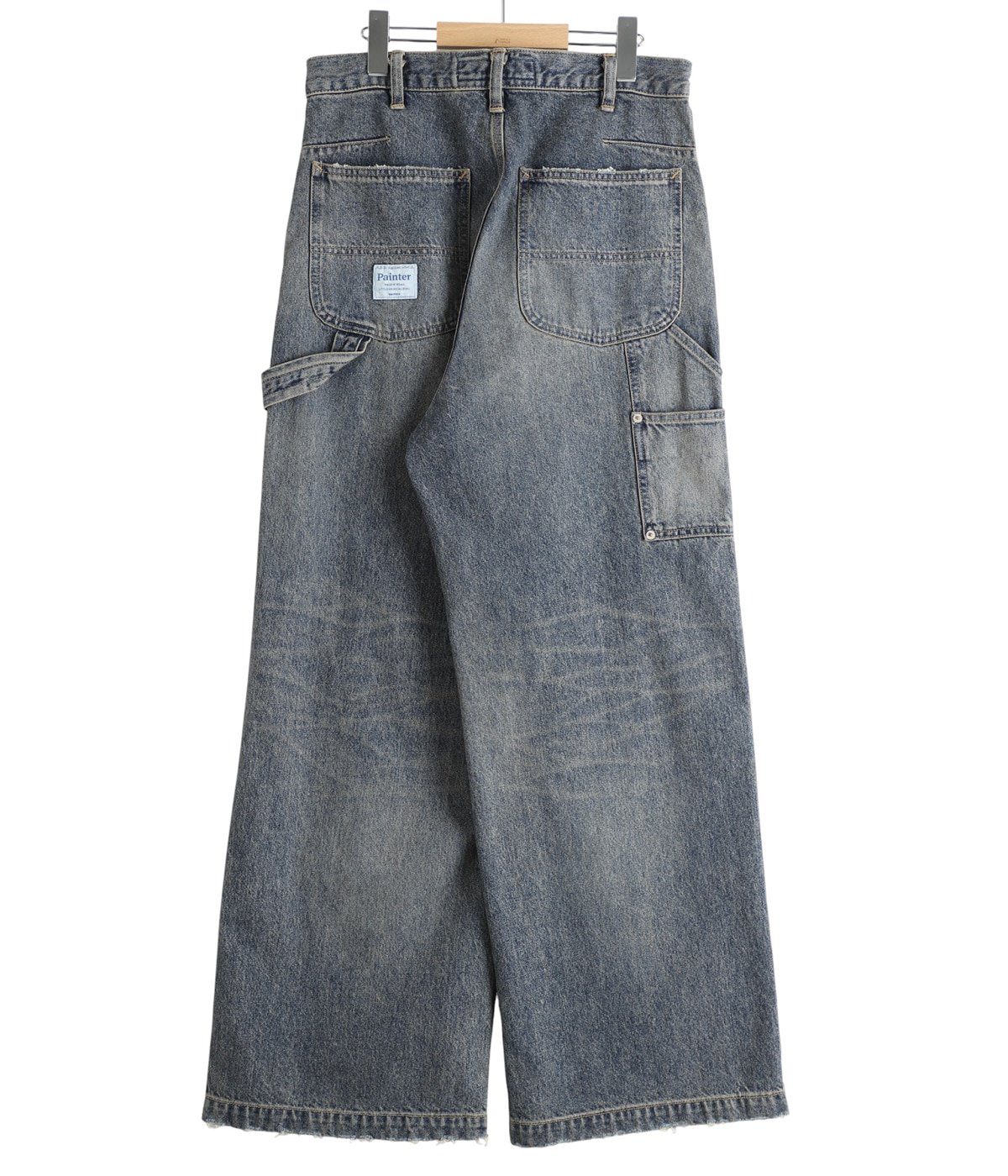 Vintage Washed Painter Denim Wide Pants | DAIRIKU(ダイリク