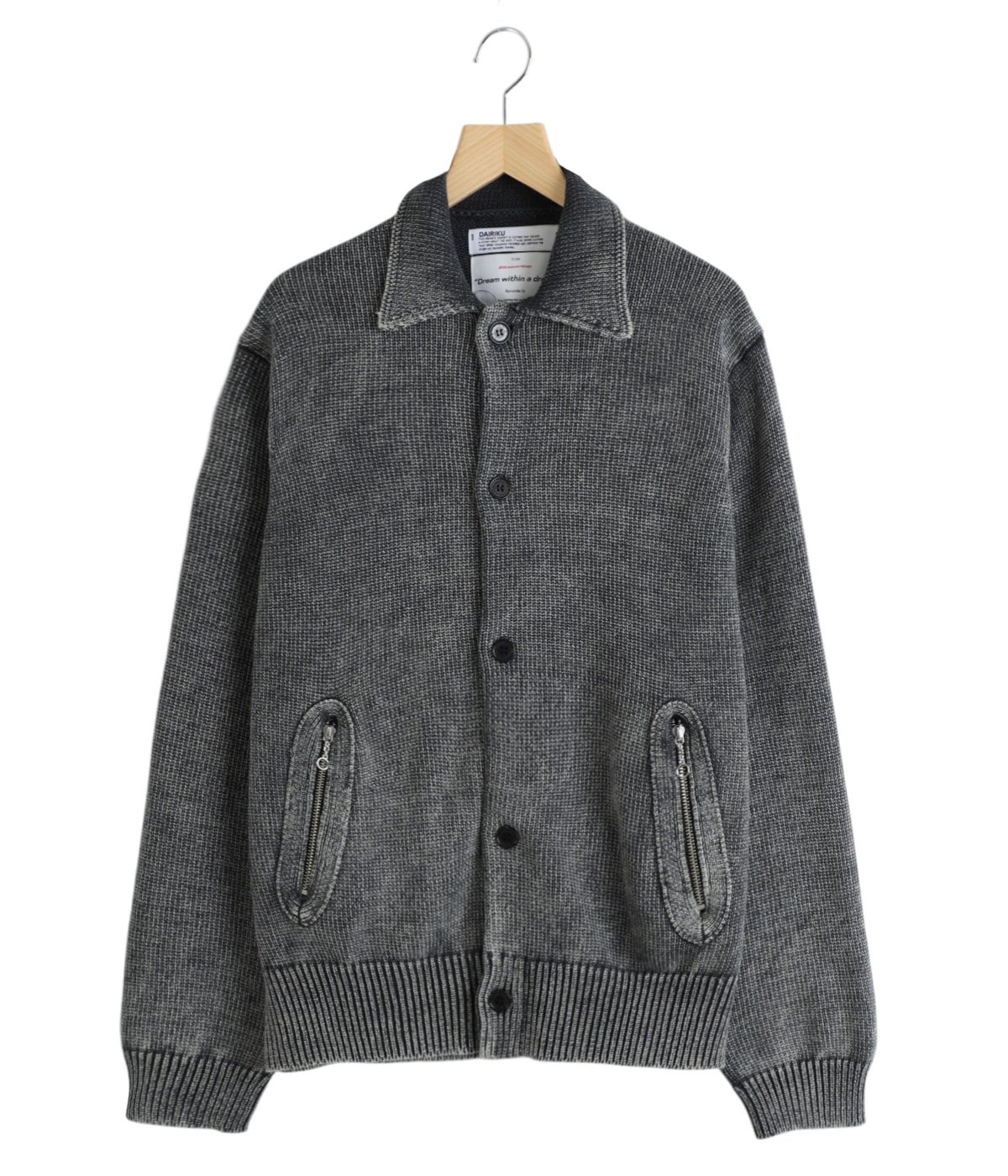 Vintage Dyed Knit Jacket | DAIRIKU(ダイリク) / トップス