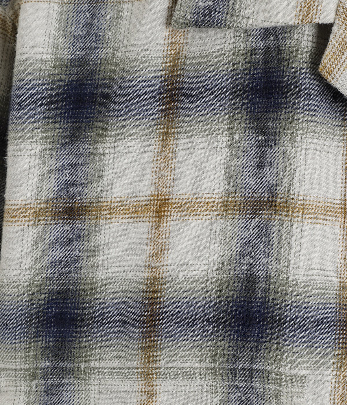 Brushed Nep Check Open Collar Shirts | cantate(カンタータ