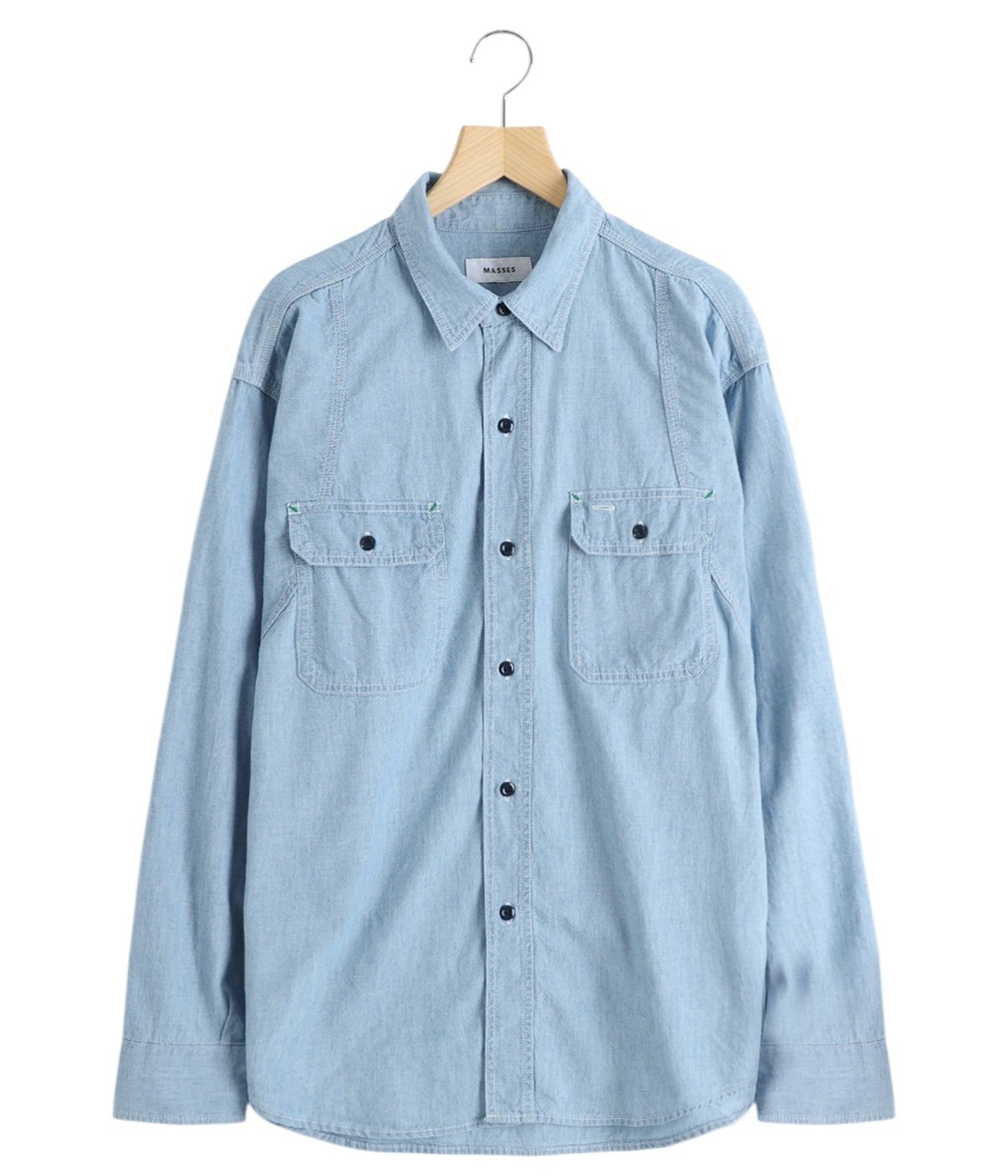 CHAMBRAY WORK SHIRT | MASSES(マシス) / トップス 長袖シャツ