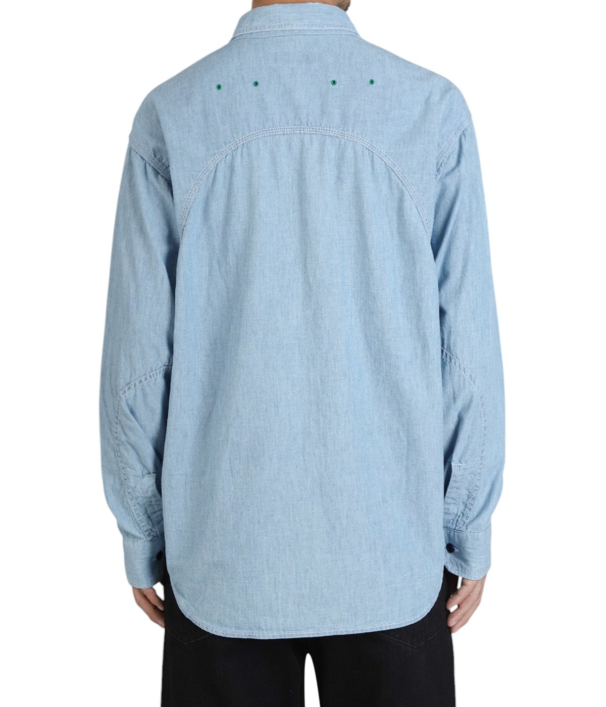 MASSCOB シャツ CHAMBRAY WORK SHIRT | MASSES(マシス) / トップス 長袖シャツ (メンズ
