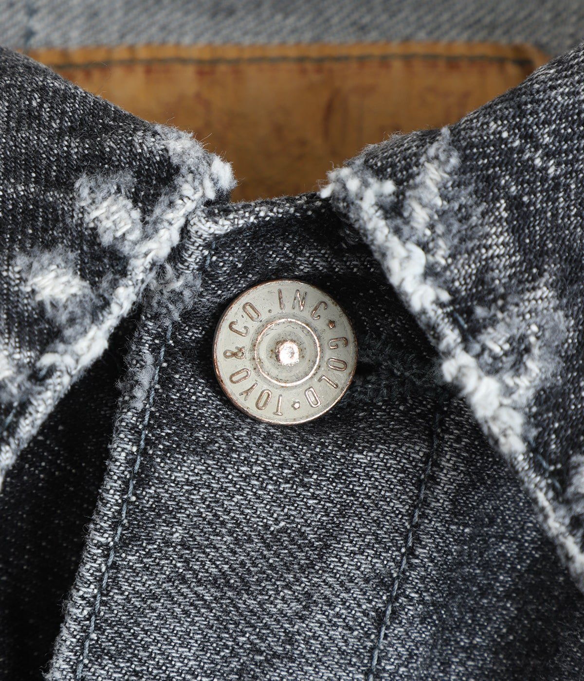 RECYCLED WASTE SUVIN COTTON YARN 14oz DENIM JACKET VINTAGE WASHED