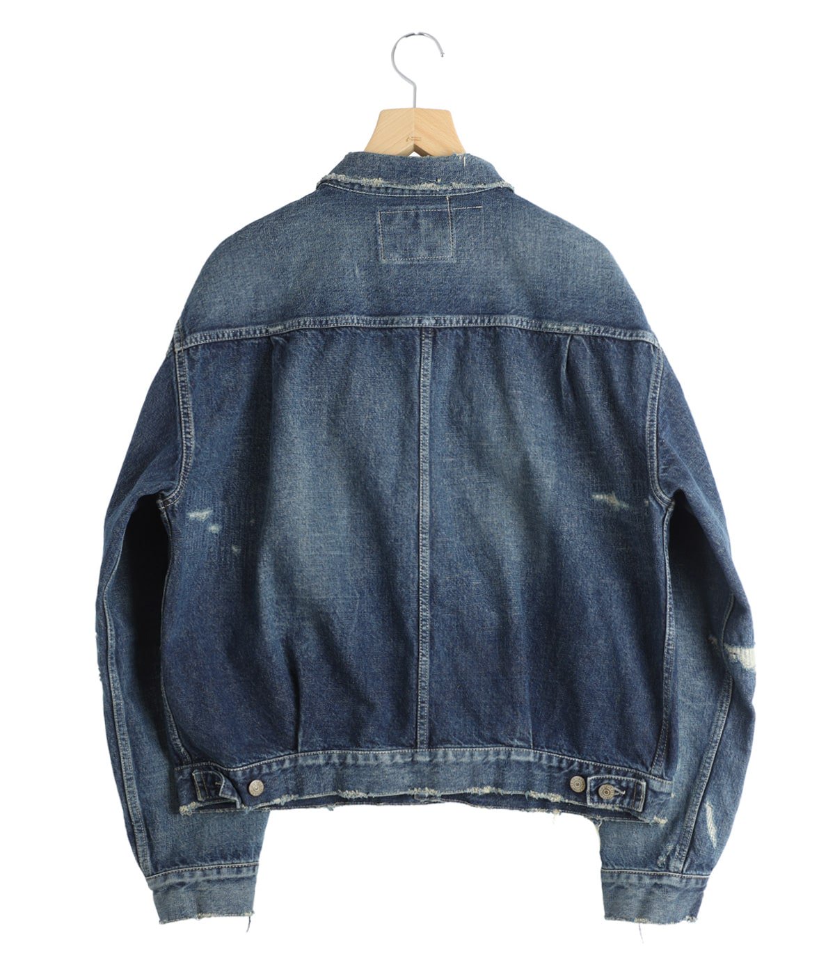 ジャケット・アウター RECYCLED WASTE SUVIN COTTON DENIM JACKET GOLD /ゴールド ： RECYCLED WASTE SUVIN COTTON YARN 14oz DENIM