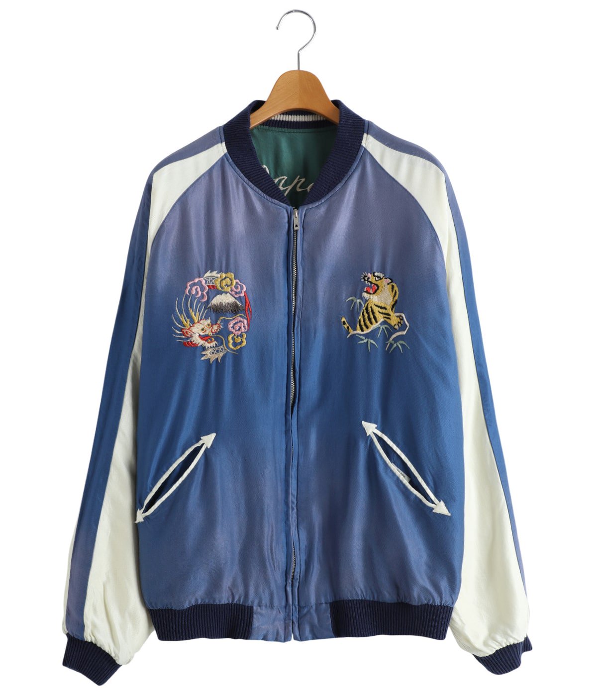 【美品・希少】スカジャン 完全保存版 スカジャン 日本製本格刺繍のスカジャン3L 風雷神 : takafuku1915