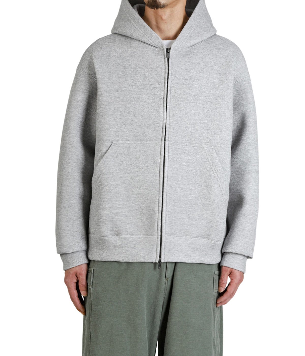 CARDBOARD KNIT ZIP PARKA | GOLD(ゴールド) / トップス パーカー