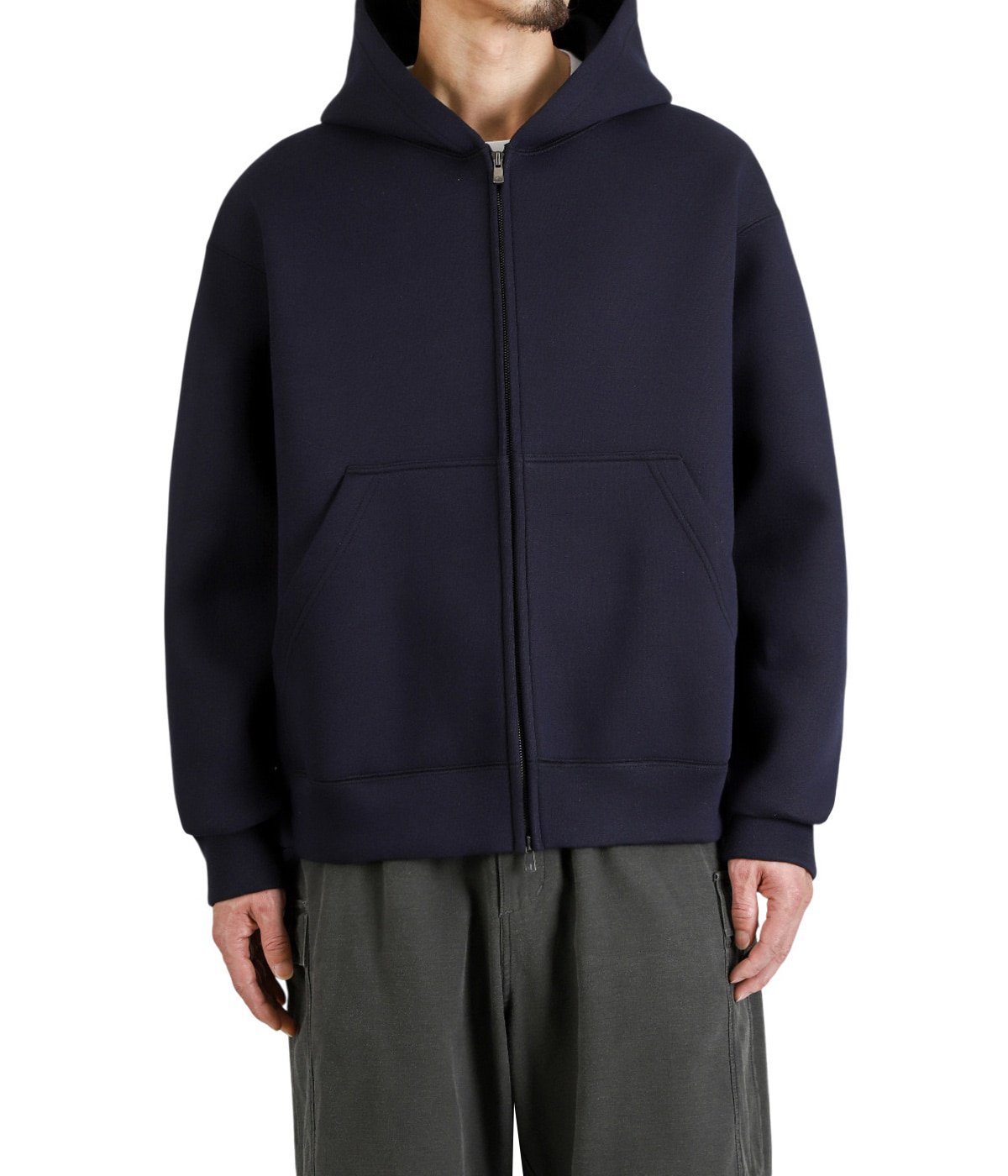 CARDBOARD KNIT ZIP PARKA | GOLD(ゴールド) / トップス パーカー