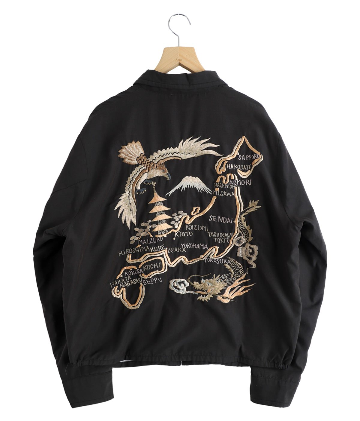 別注 SOUVENIR JACKET AGED MODEL JAPAN MAP | GOLD(ゴールド 別注 SOUVENIR JACKET AGED MODEL JAPAN MAP | GOLD(ゴールド