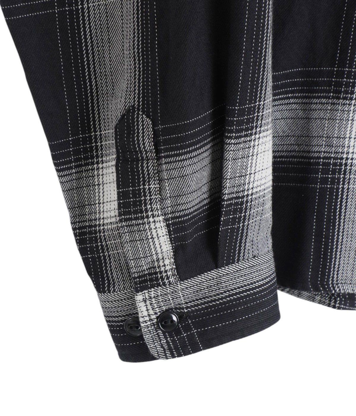 SUVIN COTTON NEL CHECK REGULAR COLLAR SHIRT | GOLD(ゴールド 