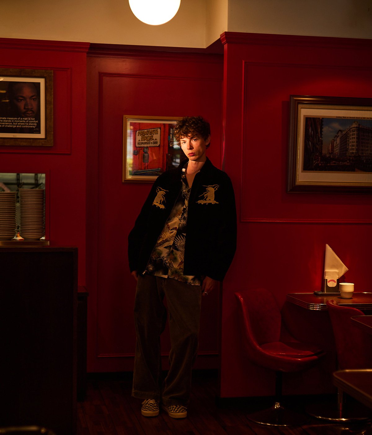 ALOHA SHIRT KING OF THE SKY | GOLD(ゴールド) / トップス 半袖